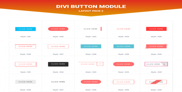 Divi Button Layout Pack 2 on Divi Cake