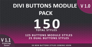 Divi Button Module Pack on Divi Cake