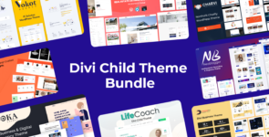 The Ultimate Divi Child Theme Bundle 8 products in 1 on Divi Cake