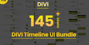 Divi Timeline Layouts UI Bundle on Divi Cake