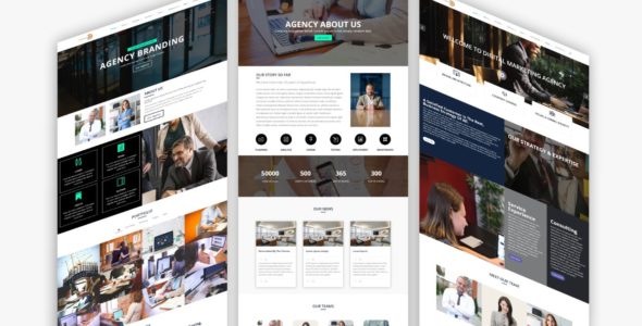 Divi Corporate : Web Agency & Corporate Layout Pack on Divi Cake