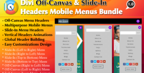 Mobile Off-Canvas & Slide-In Menus for Divi on Divi Cake