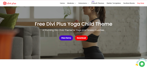 Divi Plus Yoga, a Premium Divi Child Theme for your WordPress Website