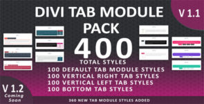 Divi Tabs Module Pack on Divi Cake