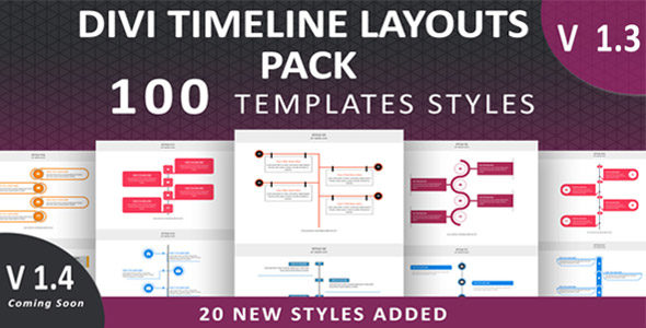 Divi Timeline Layouts Pack on Divi Cake