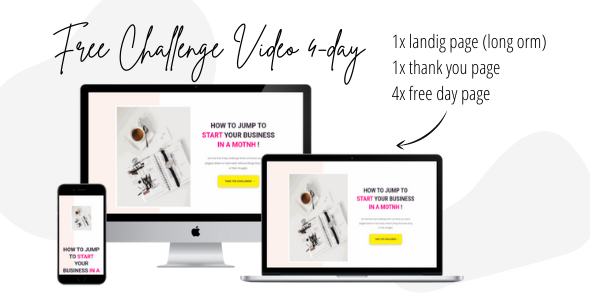 Free Challenge Video 4-day on Divi Cake