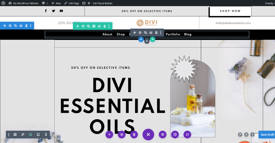 Divi’s Full Site Front-end Editing