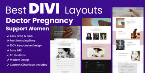 Doctor Pregnancy Support Layout on Divi Cake