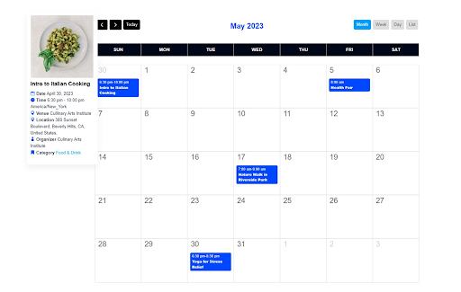 Utilizing Divi to effectively manage and display upcoming events for enhanced visibility and engagement.