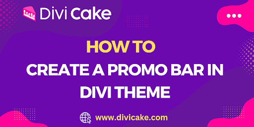 How To Create A Promo Bar in Divi Theme