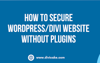 How To Secure WordPress/Divi Website Without Plugins