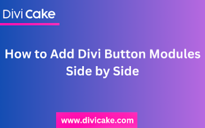 How to Add Divi Button Modules Side by Side