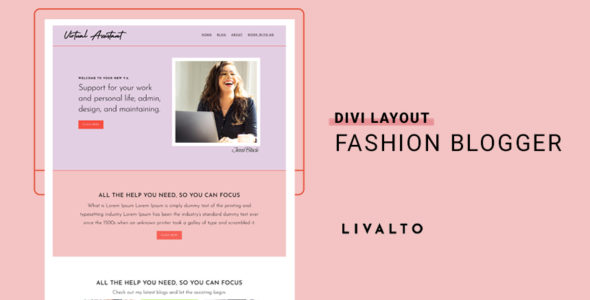 IRL – Simple Home Layout on Divi Cake