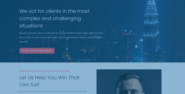 Law Firm Layout Pack on Divi Cake