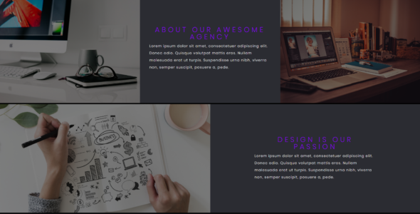 AWESOME AGENCY Layout Pack on Divi Cake
