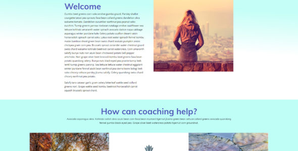 Life Coaching Websites and Spiritual Coaching Websites – Website Theme on Divi Cake