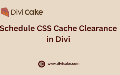 Schedule CSS Cache Clearance in Divi