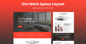 Divi Workspace Layout on Divi Cake