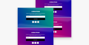 Email Optin Section With Animated Gradient Background on Divi Cake