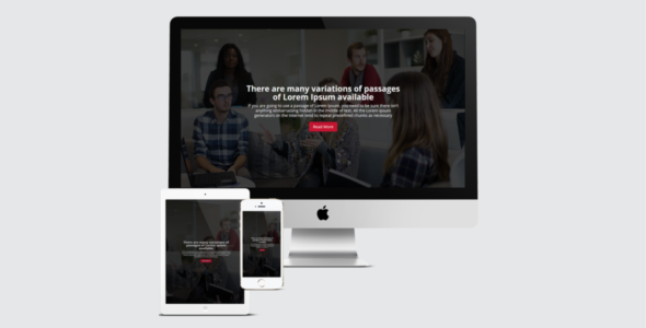 Corporate – Creative Business One Page Layout on Divi Cake