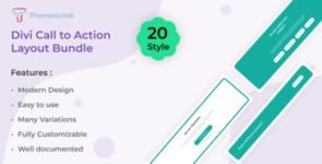 Divi Call to Action Layout Bundle on Divi Cake