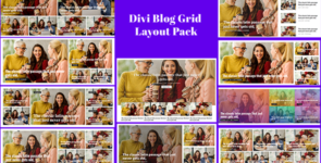 Divi Blog Grid Layout Pack on Divi Cake