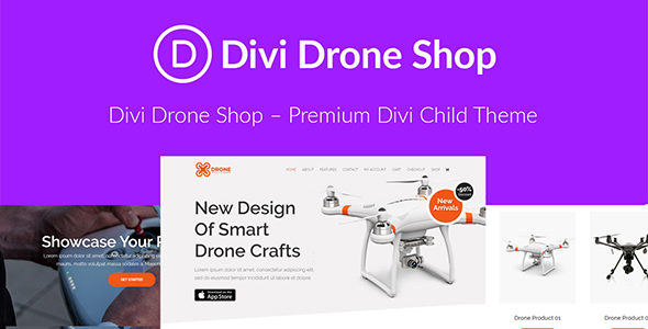 Drone Shop on Divi Cake