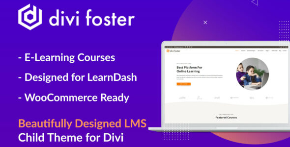 LMS Theme for Divi and LearnDash on Divi Cake