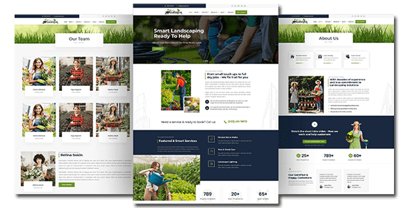 DIVI Landscaping Multi-Page Theme on Divi Cake
