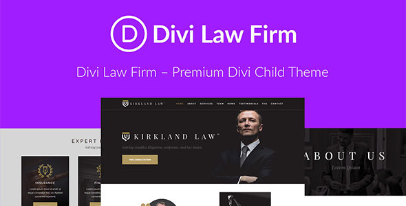 Law Firm on Divi Cake