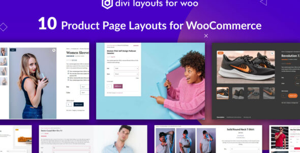 Divi Layouts for WooCommerce on Divi Cake
