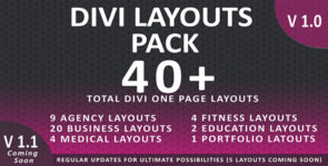 Divi Layouts Pack on Divi Cake
