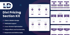 Divi Pricing Tables Module Grid Layout Pack on Divi Cake