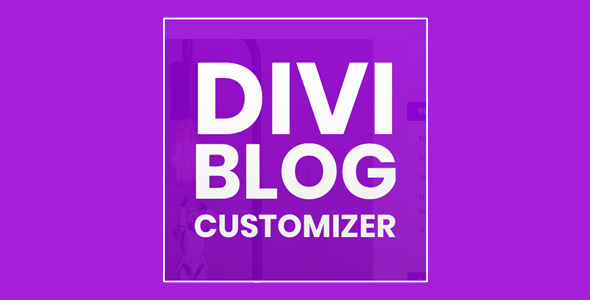 Divi Blog Customizer on Divi Cake