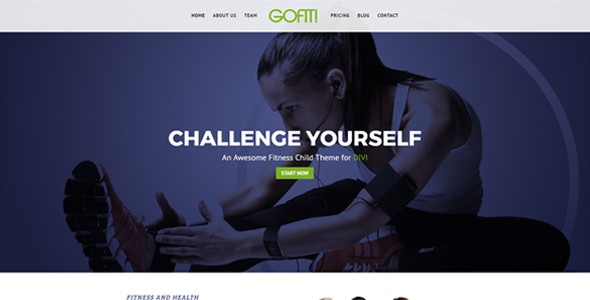 GYM & Fitness by DiviPug on Divi Cake