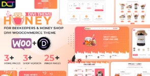 Honey Shop Divi WooCommerce Theme on Divi Cake