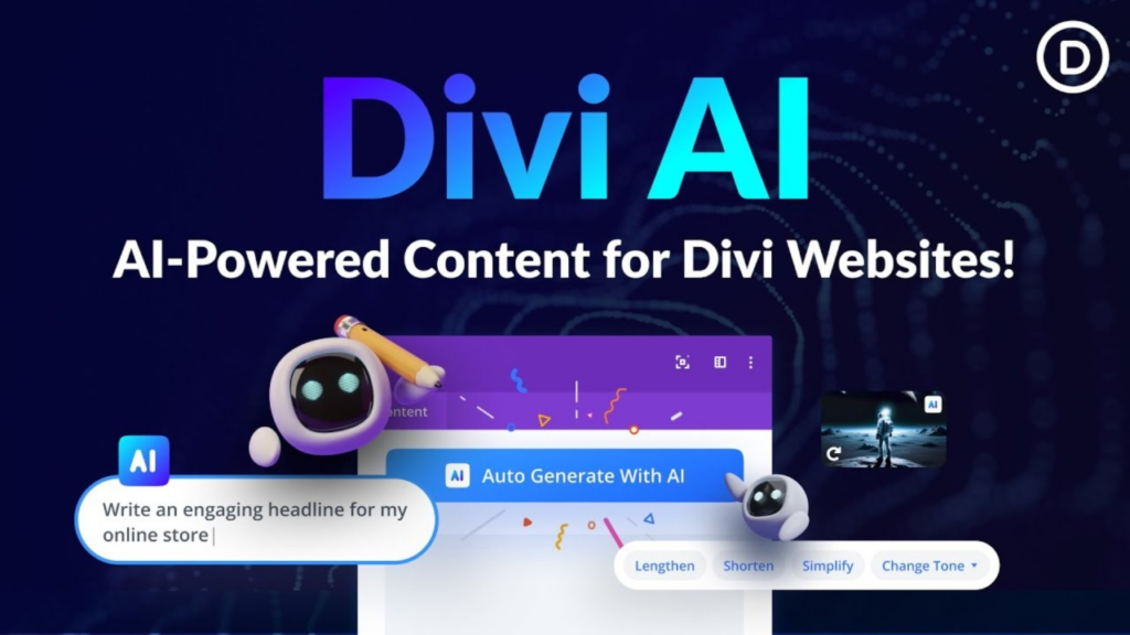 Create content for your Divi website with Divi AI integration