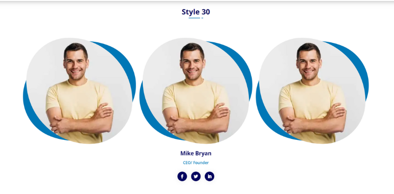 Style 30: Divi UI Module's Daring Diagonal Dual Team Style From the Divi Marketplace
