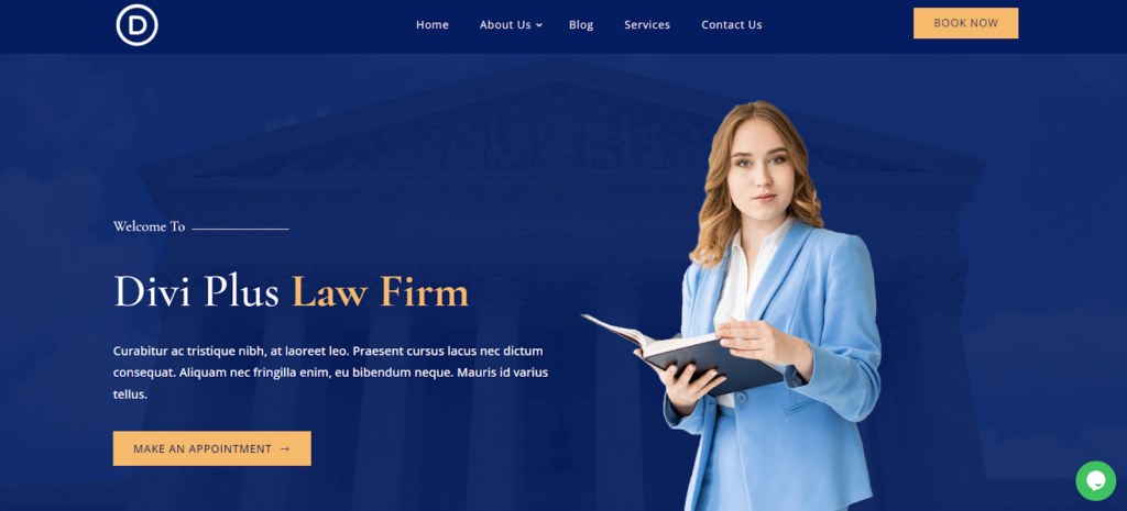 Divi Plus Law Firm, a Premium Multipurpose Child Theme for your WordPress Website