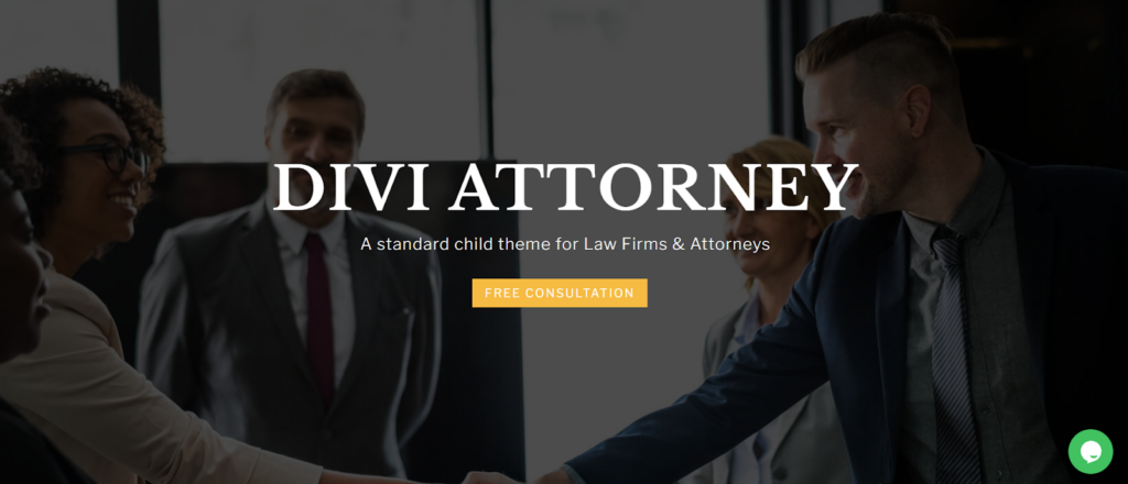 Divi Attorney, a Premium Law Child Theme for your WordPress Website