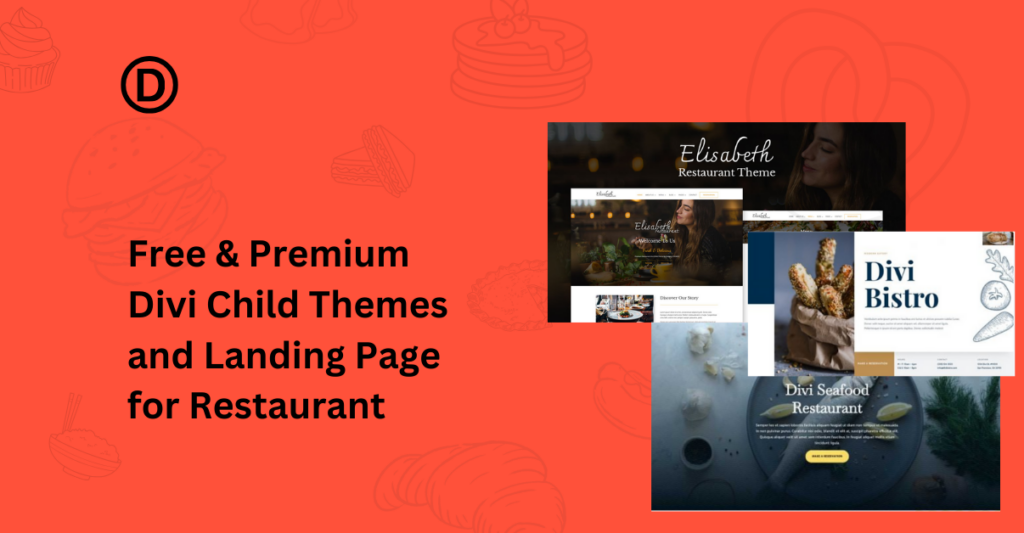 Top Premium and Free Restaurant Child Themes and Landing Page for Divi 