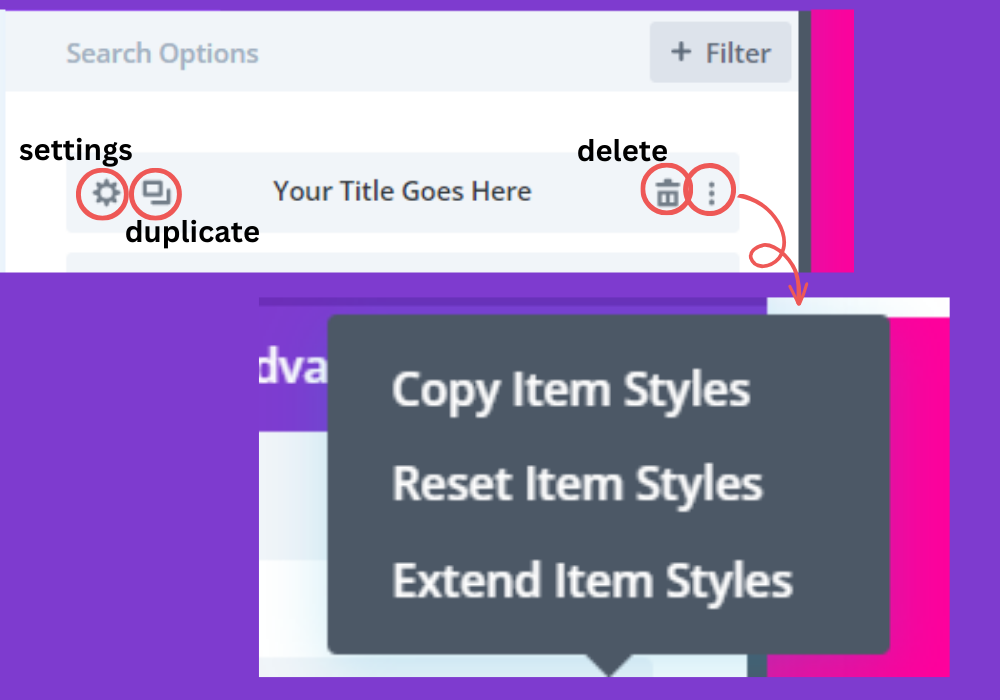 Creating, duplicating, and removing slides efficiently in the Divi Slider Module