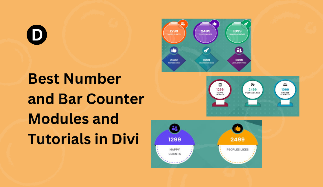 Top 9 Divi Number and Bar Counter Modules and Tutorials in 2024 