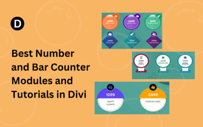 Top 9 Divi Number and Bar Counter Modules and Tutorials in 2024 