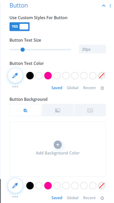 Setting Button Size, Color, and Background in Divi Slider Module