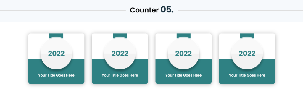Divi Number Counter Layout Pack to showcase numerical information on your website
