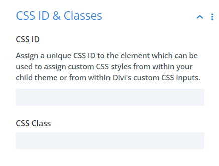 Implementing CSS ID & classes in the Divi Slider module’s advanced settings