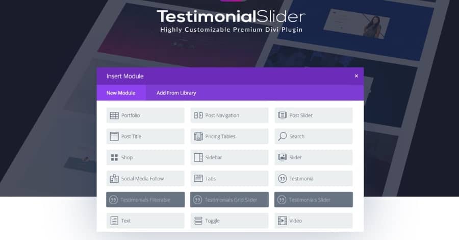 Testimonial Slider, pre-built Divi layouts, and plugins to display your reviews in style for your WordPress site