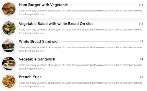 Create a Pricelist for menus, and catalogs using Divi Supreme Pro